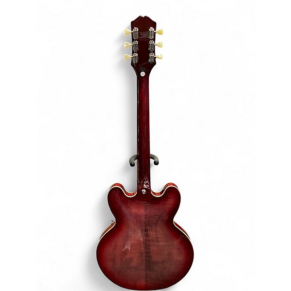 Used Epiphone ES335 Trans Red Hollow Body Electric Guitar