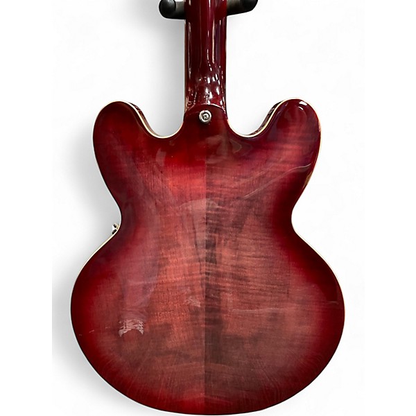 Used Epiphone ES335 Trans Red Hollow Body Electric Guitar