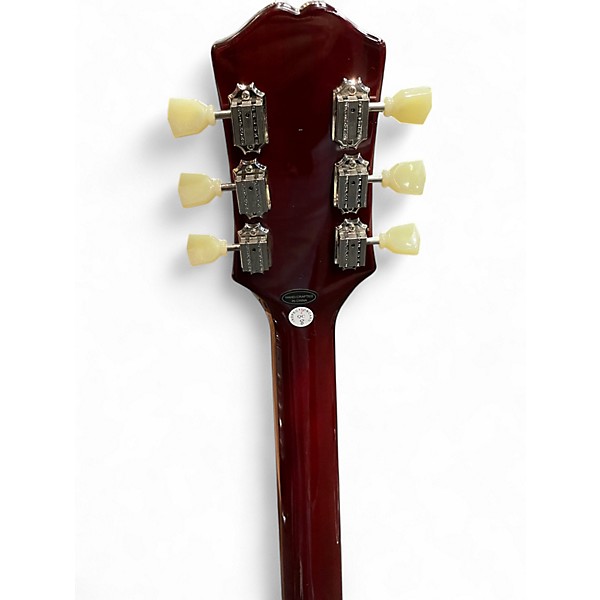 Used Epiphone ES335 Trans Red Hollow Body Electric Guitar