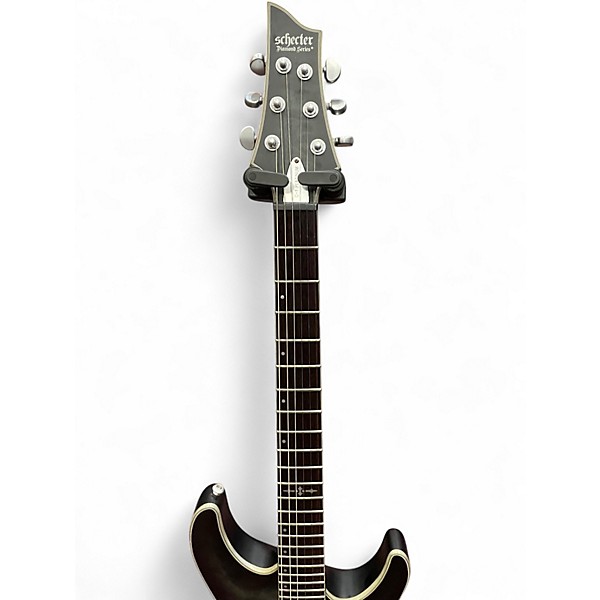 Used Schecter Guitar Research C1 Platinum Black Solid Body Electric Guitar