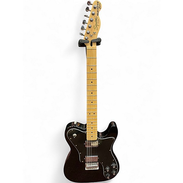 Used Squier Vintage Modified Telecaster Custom Black Solid Body Electric Guitar