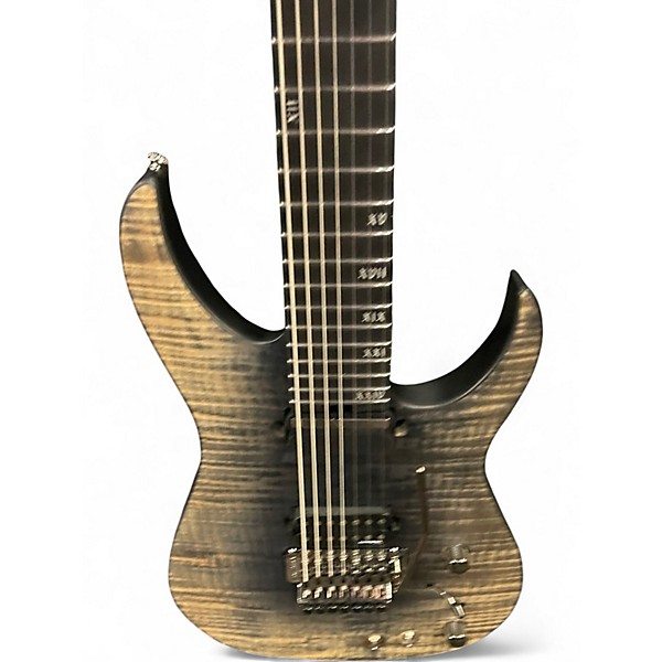 Used Schecter Guitar Research Banshee Mach FR S 7 -String Trans Black Solid Body Electric Guitar