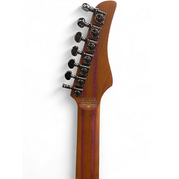 Used Schecter Guitar Research Banshee Mach FR S 7 -String Trans Black Solid Body Electric Guitar