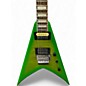 Used Jackson X Series Signature Scott Ian King V Green Solid Body Electric Guitar