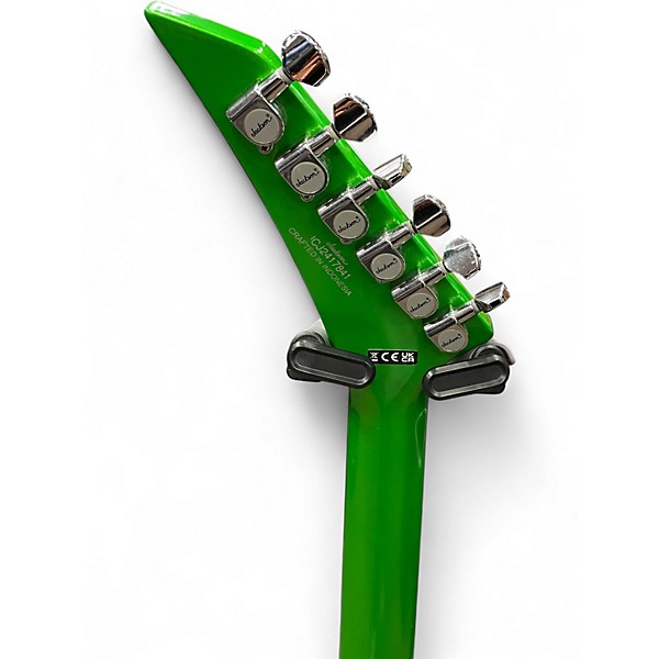 Used Jackson X Series Signature Scott Ian King V Green Solid Body Electric Guitar