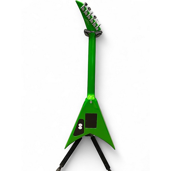 Used Jackson X Series Signature Scott Ian King V Green Solid Body Electric Guitar