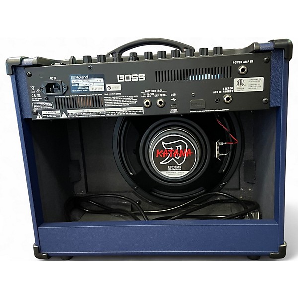 Used BOSS Katana Gen 3 50w 1x12 Blue Guitar Combo Amp