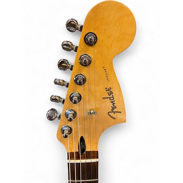 Used Fender Player Jaguar Surf Green Solid Body Electric Guitar