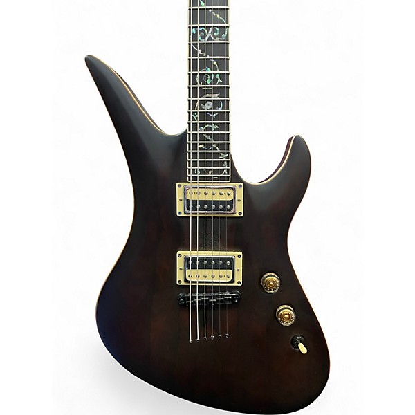 Used Schecter Guitar Research EXOTIC AVENGER Natural Solid Body Electric Guitar