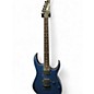 Used Ibanez RG421EX Electron Blue Metallic Solid Body Electric Guitar thumbnail