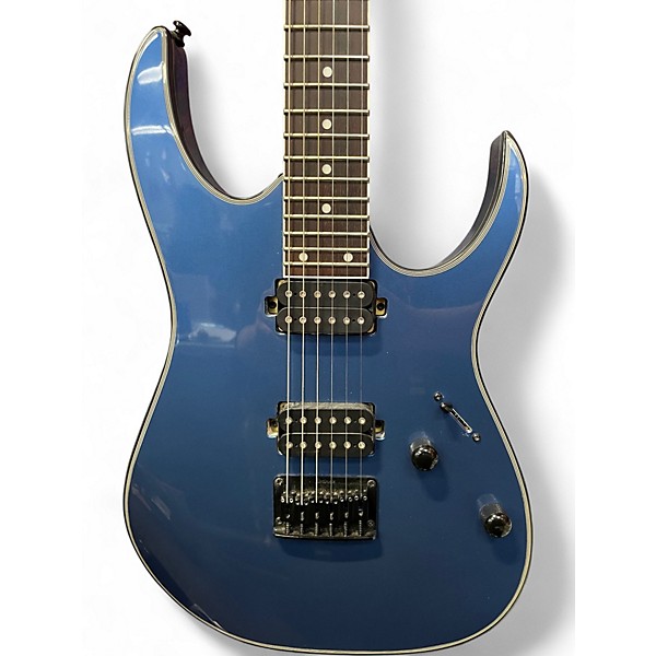 Used Ibanez RG421EX Electron Blue Metallic Solid Body Electric Guitar