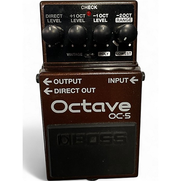 Used BOSS OC5 OCTAVE Effect Pedal