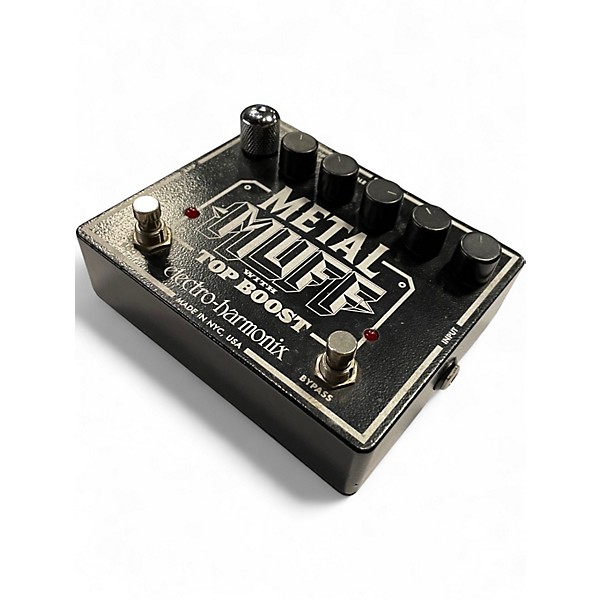 Used Electro-Harmonix Metal Muff Distortion With Top Boost Effect Pedal