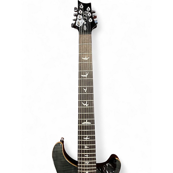 Used PRS SE SVN 7 String Trans Black Solid Body Electric Guitar