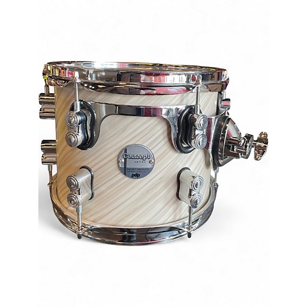 Used PDP by DW 4 Piece Concept Series Antique Ivory Drum Kit