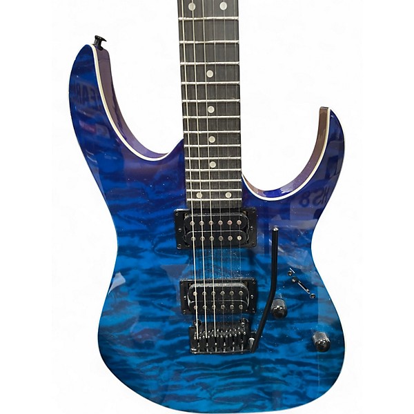 Used Ibanez Gio S-style Blue Burst Solid Body Electric Guitar