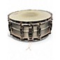 Used Pearl 14in CUSTOM ALLOY SNARE Silver Drum