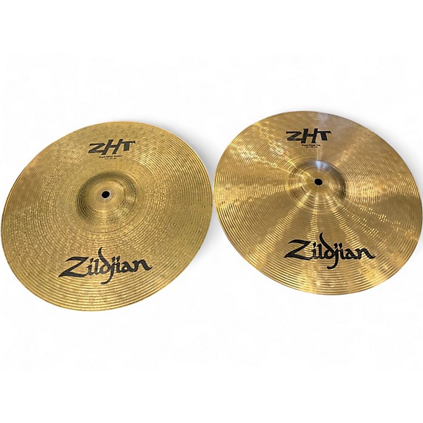 Used Zildjian 14in ZHT Rock Hi Hat Pair Cymbal
