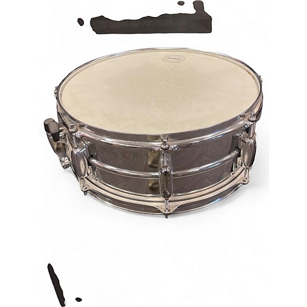 Used TAMA 14in Rockstar Series Snare Chrome Silver Drum
