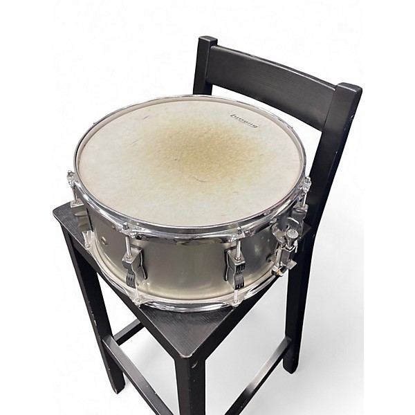 Used Ludwig 14in Accent CS Snare Silver Drum