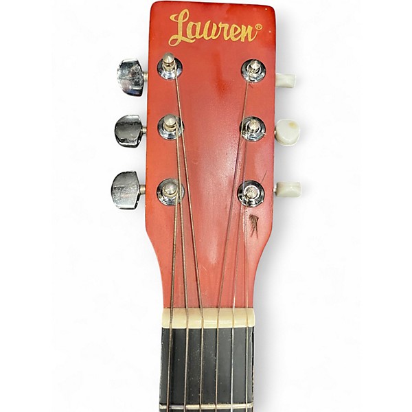 Used Lavern LAJ25 Red Acoustic Guitar