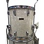 Used Pearl 4 Piece FIBERGLASS Pearl White Drum Kit