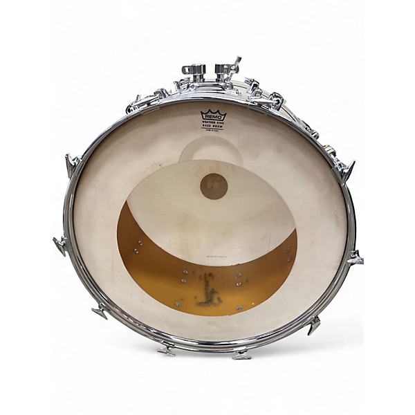 Used Pearl 4 Piece FIBERGLASS Pearl White Drum Kit