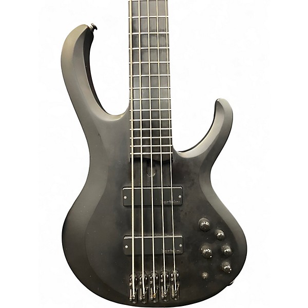 Used Ibanez Iron Label BTB625EX 5 String Flat Black Electric Bass Guitar