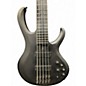 Used Ibanez Iron Label BTB625EX 5 String Flat Black Electric Bass Guitar thumbnail