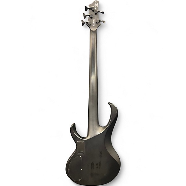 Used Ibanez Iron Label BTB625EX 5 String Flat Black Electric Bass Guitar