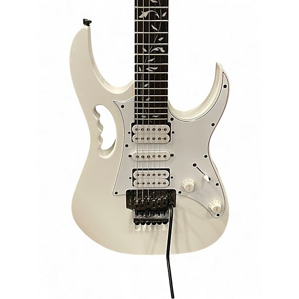 Used Ibanez JEMJR White Solid Body Electric Guitar