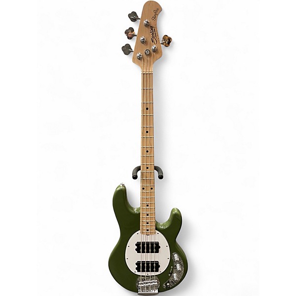 Used Sterling by Music Man Sub 4 Royal Olive Electric Bass Guitar
