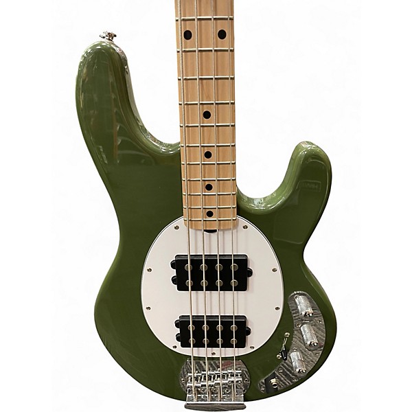 Used Sterling by Music Man Sub 4 Royal Olive Electric Bass Guitar