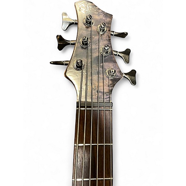 Used Ibanez BTB846SC Trans Gray Electric Bass Guitar