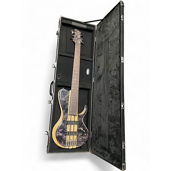 Used Ibanez BTB846SC Trans Gray Electric Bass Guitar