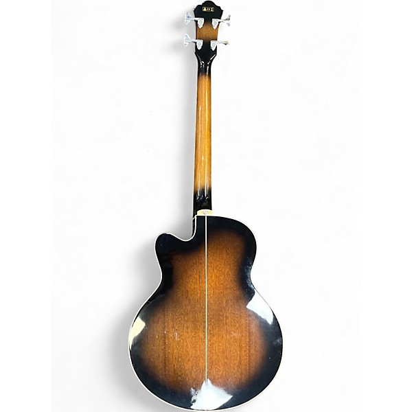 Used Ibanez AEB10E DVS Sunburst Acoustic Bass Guitar