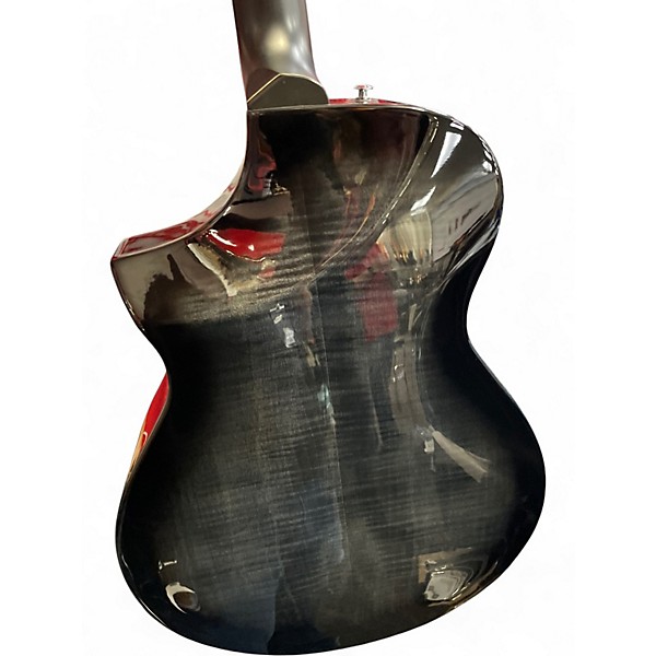 Used Ibanez AEWC400-TKS Trans Black Acoustic Electric Guitar
