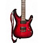 Used Schecter Guitar Research Demon 6 Crimson Red Burst Solid Body Electric Guitar