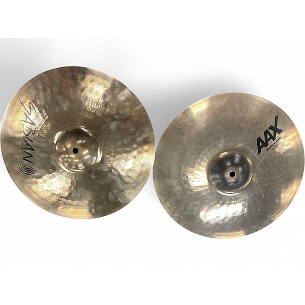 Used SABIAN 14in AAX Fusion Hi Hat Pair 14' Cymbal