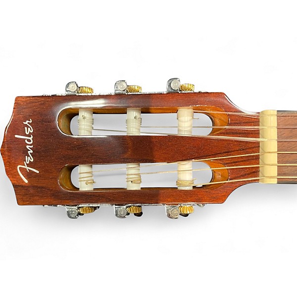 Used Fender CN140SCE Natural Classical Acoustic Electric Guitar