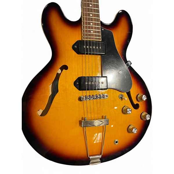 Used 2011 Epiphone Casino '61 Reissue Tobacco Sunburst Hollow Body Electric Guitar
