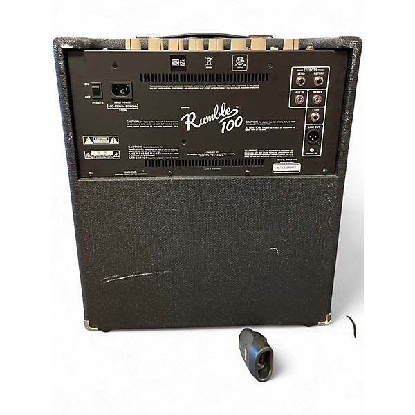 Used Fender Rumble V3 100W 1x12 Bass Combo Amp