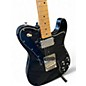 Used Fender Custom Deluxe Telecaster Black Solid Body Electric Guitar