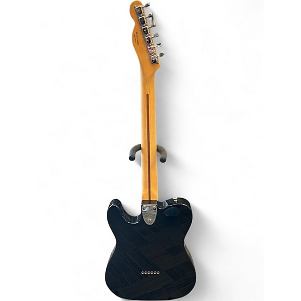 Used Fender Custom Deluxe Telecaster Black Solid Body Electric Guitar