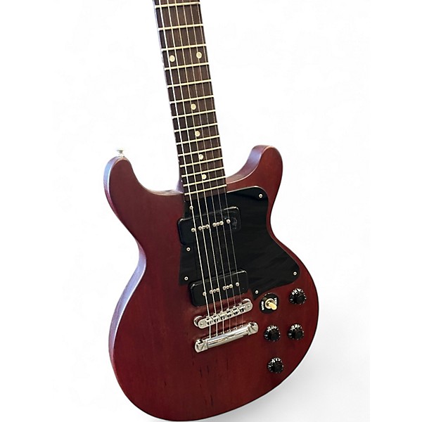 Used Gibson Les Paul Special Double Cut p-90's Wine Red Solid Body Electric Guitar