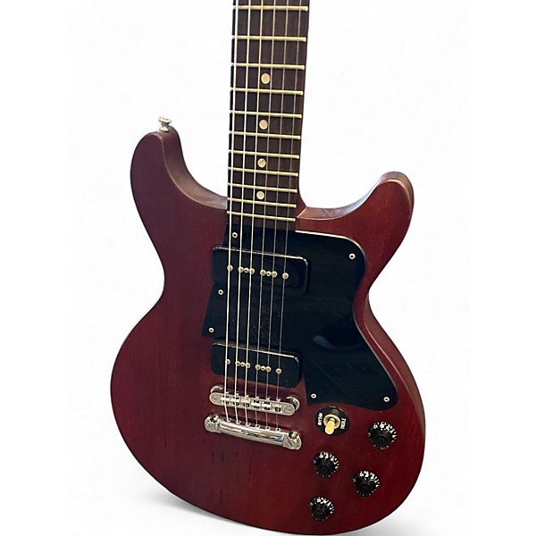 Used Gibson Les Paul Special Double Cut p-90's Wine Red Solid Body Electric Guitar
