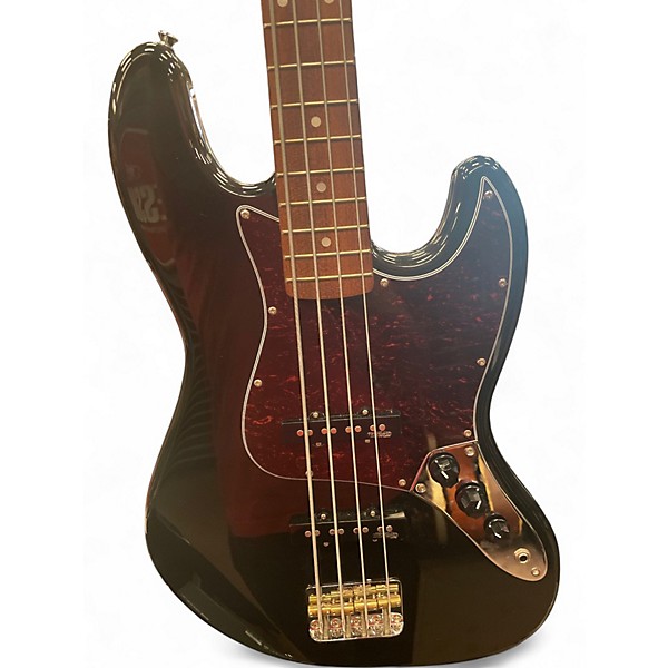 Used Vintage VJ74 Black Electric Bass Guitar