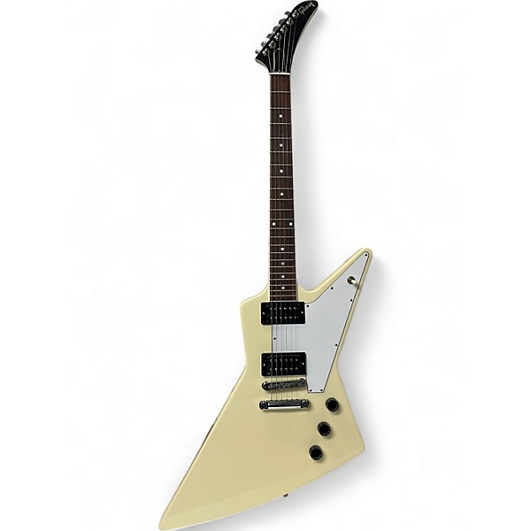 Used 2022 Gibson '70s Explorer Classic White Solid Body Electric Guitar
