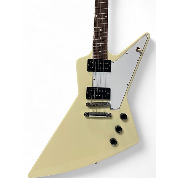 Used 2022 Gibson '70s Explorer Classic White Solid Body Electric Guitar