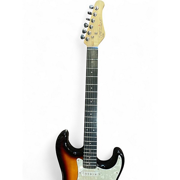 Used Optek FRETLIGHT 400 SERIES 2 Tone Sunburst Solid Body Electric Guitar